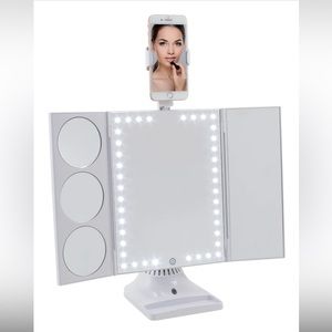 Glo Tech adjustable Bluetooth adjustable mirror.